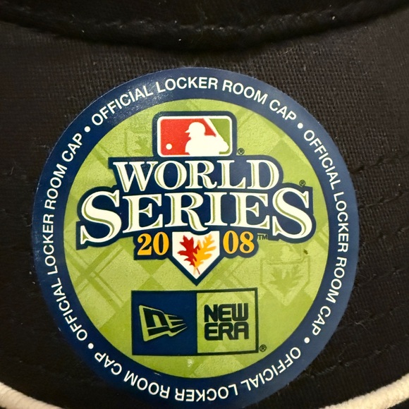 New Era Black Philadelphia Phillies 2008 World Series Champions Hat
